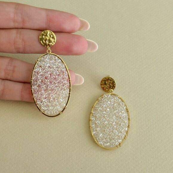 Crystal earrings N1530 - Picture 3 of 4